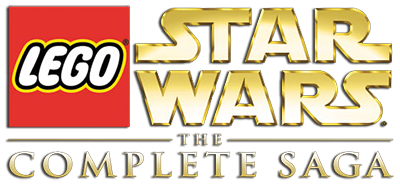 LEGO Star Wars Complete Saga title screen for Nintendo DS